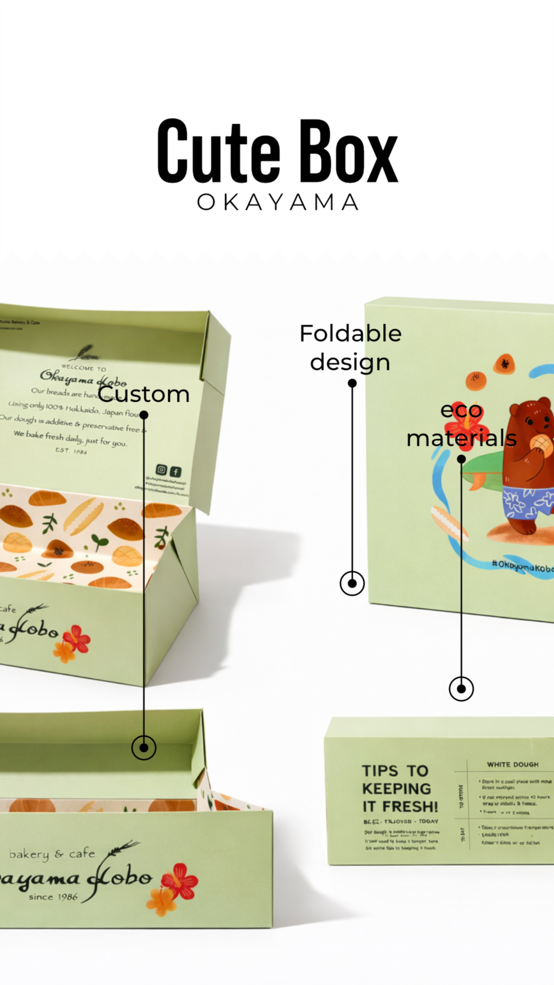 Custom Printed Foldable Box – Sustainable Premium Food Packaging