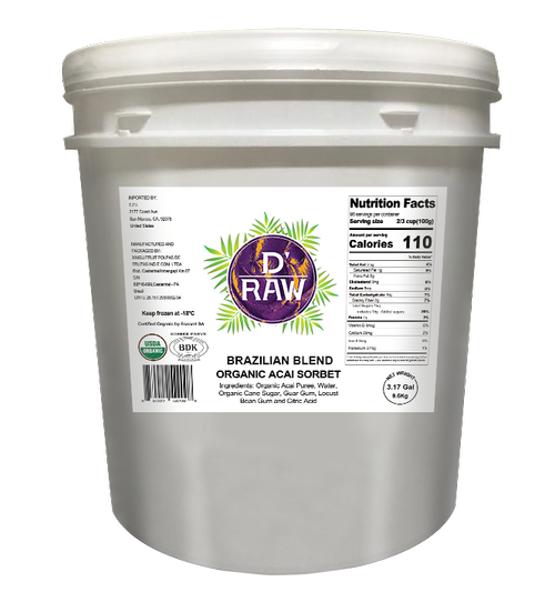 D'raw Premium Organic Açaí with Guaraná