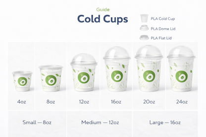 PLA Compostable Transparent Cold Cup – Sustainable Cold Beverage Packaging